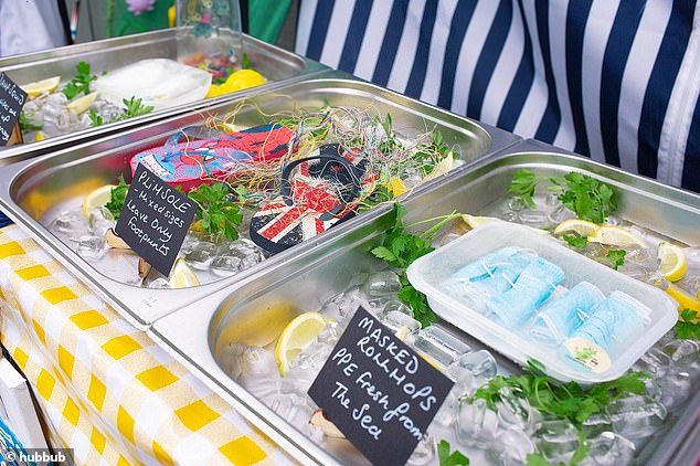 A spoof fishmonger's stall in Bournemouth will help increase public awareness of the pollution problem