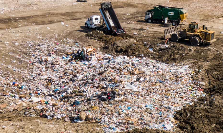 Most of the recyclable plastic ends up in landfills, according to a new report.