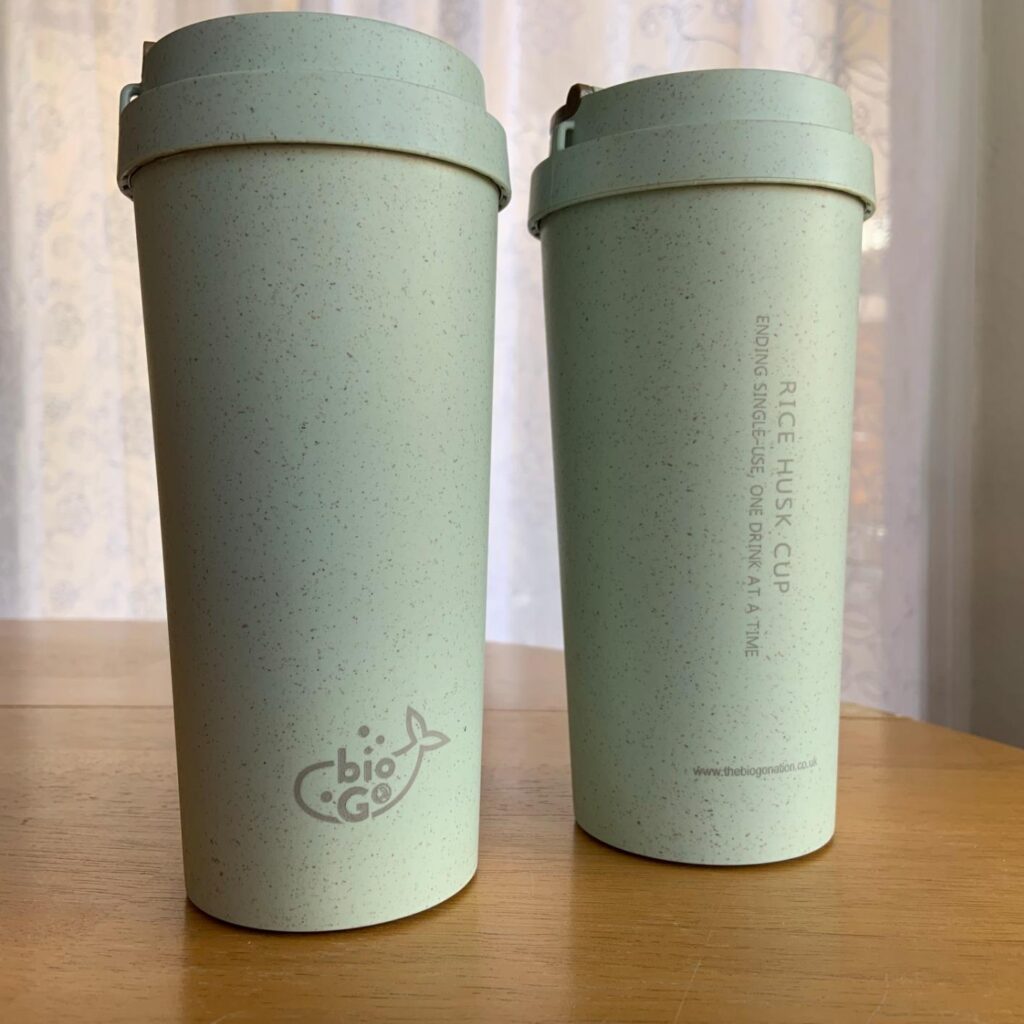 BioGo cups - sustainable reusable coffee cups
