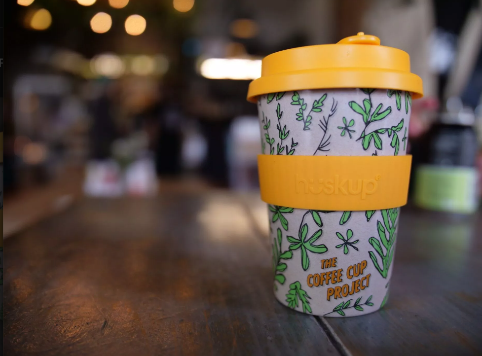 taza de cáscara - taza de café reutilizable ecológica