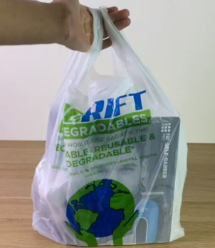 biorift t-shirt grocery bags - biodegradable alternatives to plastic bags