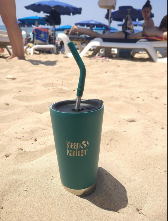 Klean Kanteen - reusable cup with straw