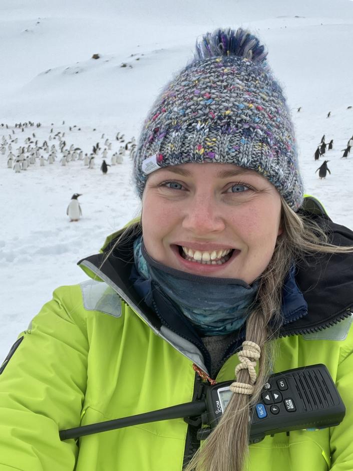 Cunningham's visit to Antarctica inspired her to speak out (EE Cunningham) 